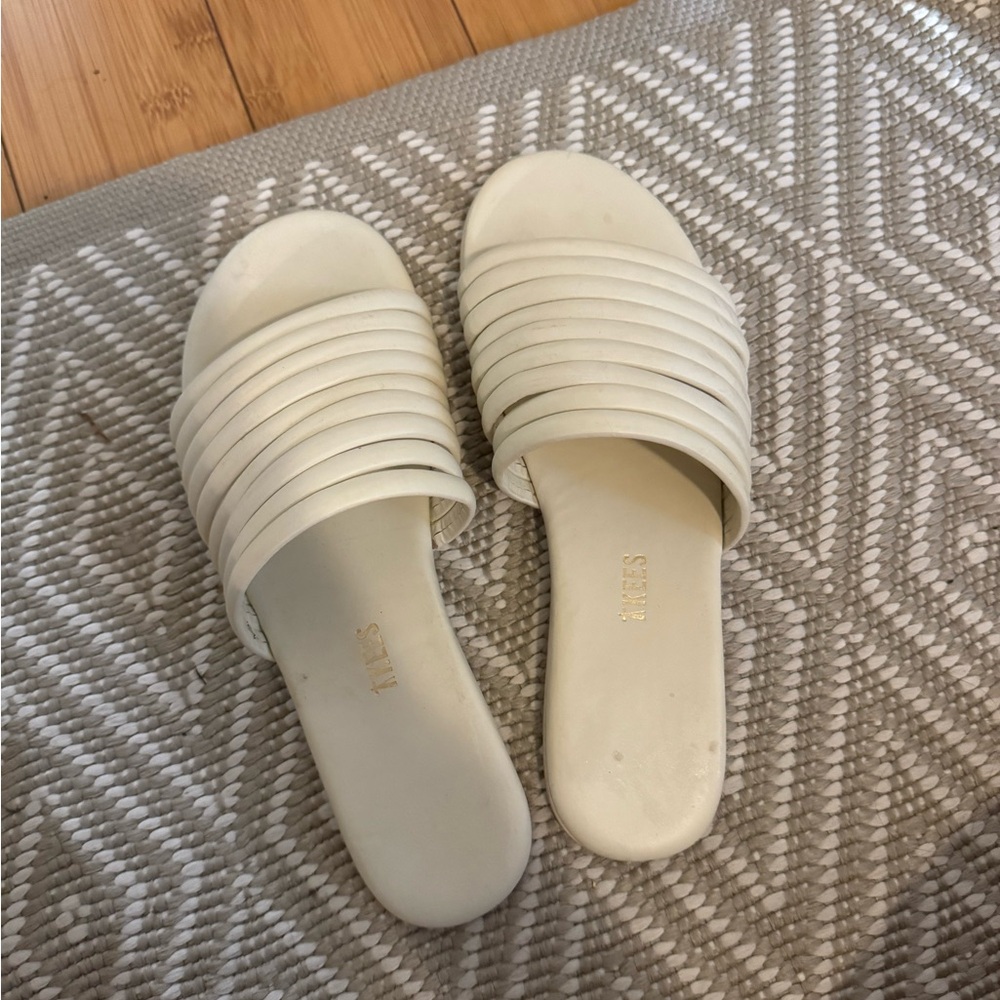 TKEES Cari Sandal Ivory Slide
